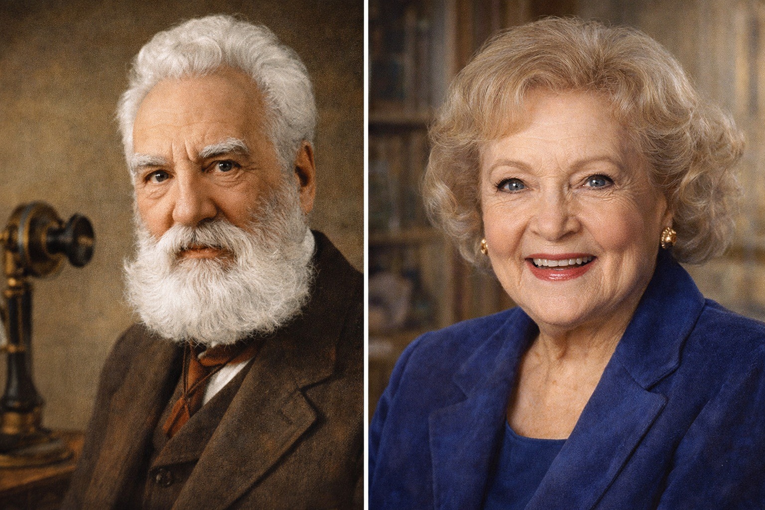 Белл и Уайт. Фото.