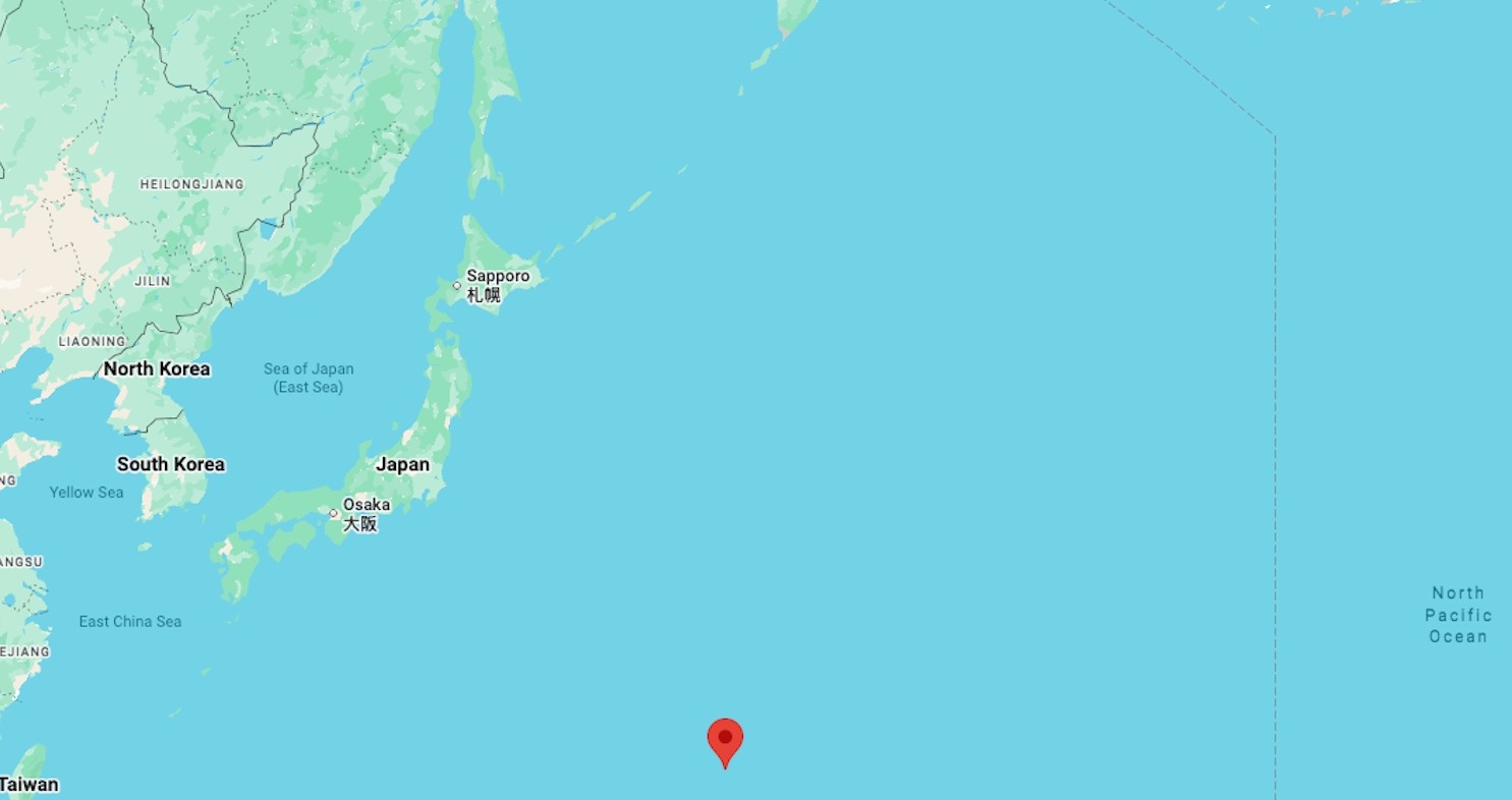 Где находится остров Минамитори. Остров Минамитори на карте. Источник изображения: popsci.com. Фото.