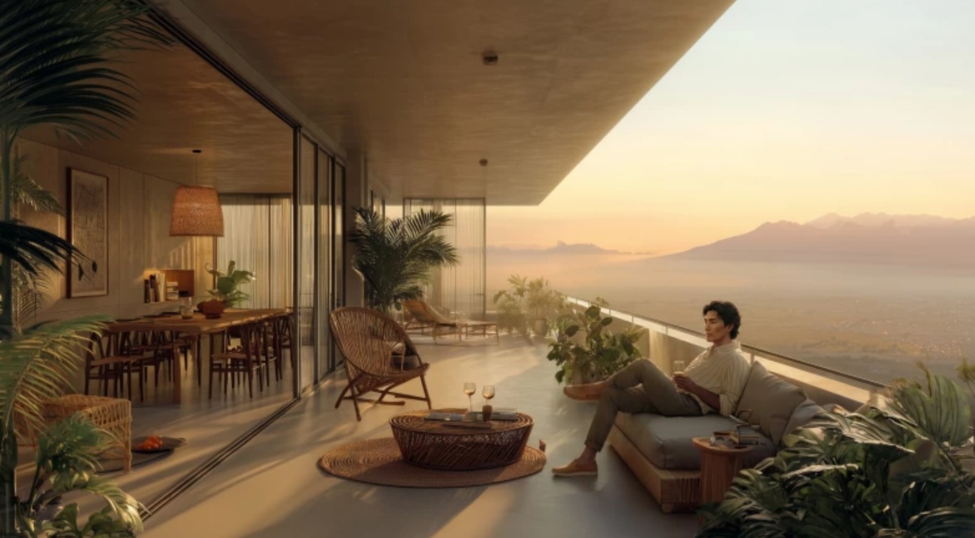 Дизайн нового небоскреба в Казахстане. В небоскребах будут удобства для временного жилья. Источник изображения: newatlas.com. Фото.