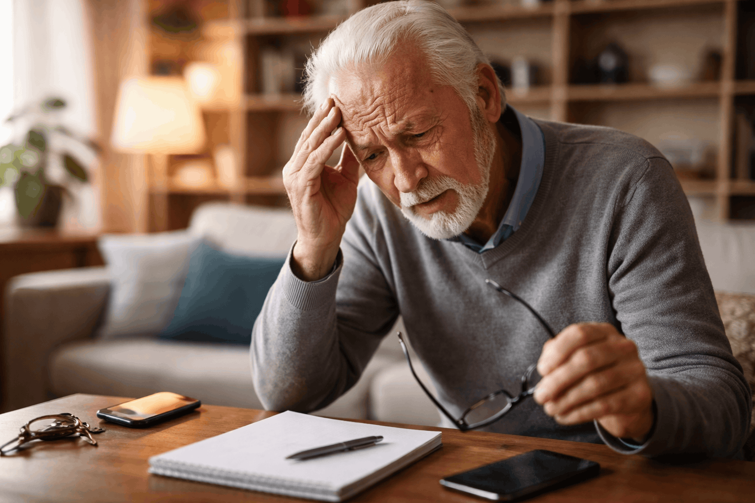 Главный признак деменции: чем она отличается от обычной забывчивости. Проблема в том, что начало деменции часто проходит незаметно. Человек может долго списывать изменения на усталость, стресс или возраст. Фото.