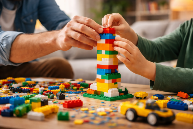 Почему простые конструкторы снова популярны: подарок, который не лежит без дела. Фото.