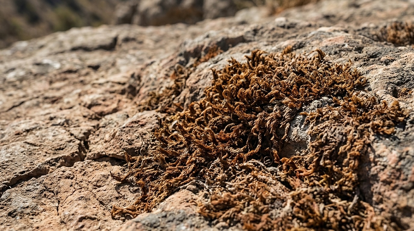 На открытых сухих участках мох не приживается.