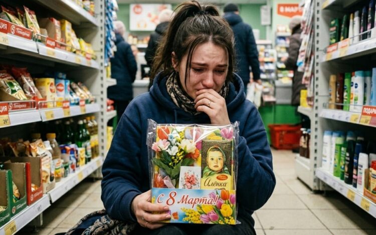 Наборы из супермаркета на 8 марта. Набор из супермаркета говорит о том, что мужчина даже не думал о подарке. Фото.