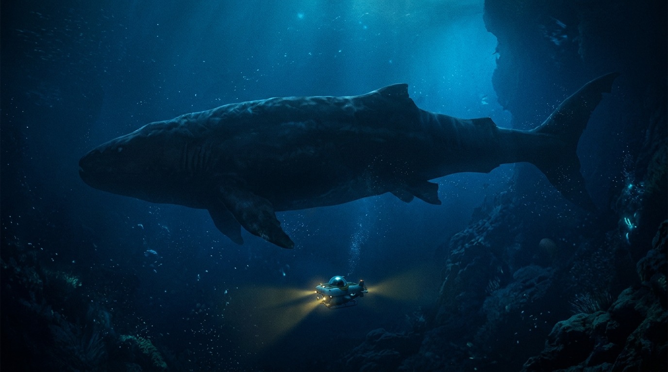 Загадка «Блупа» вдохновила художников на изображения гипотетических океанических гигантов. Фото.