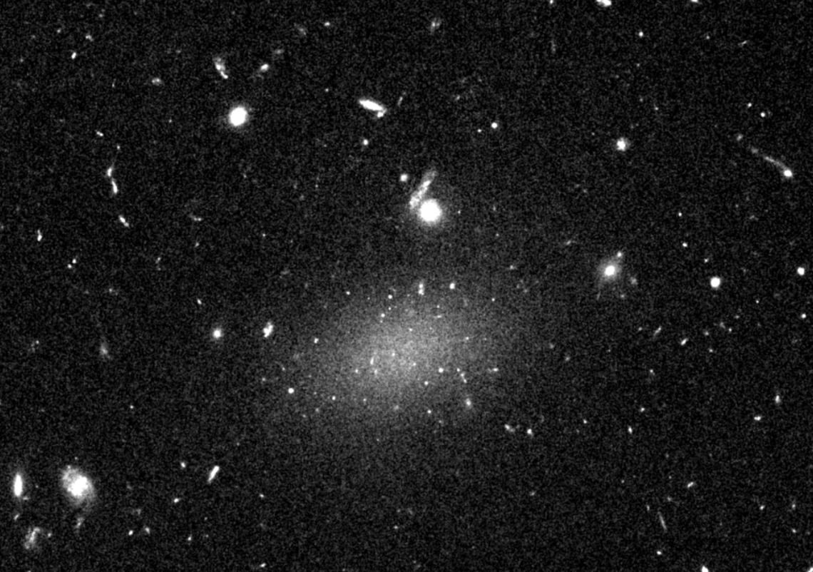 Как был придуман самый мощный телескоп. Галактика Dragonfly 44. Источник изображения: wikipedia.org. Фото.