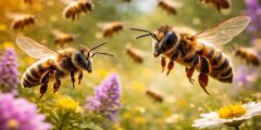 Почему пчёлы не сталкиваются в воздухе и как им удаётся летать без аварий. Фото.
