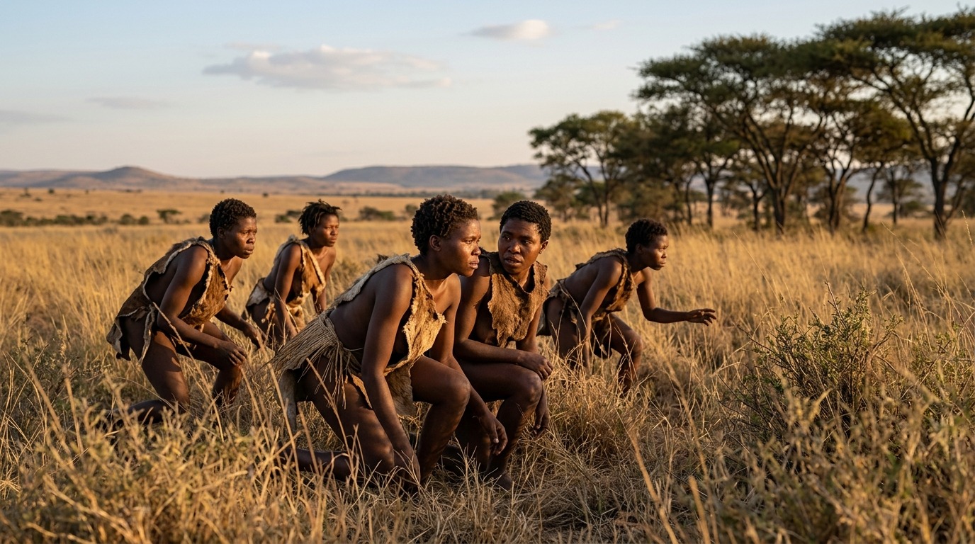 Для древних охотников умение молча координировать действия взглядом могло быть вопросом выживания. Фото.