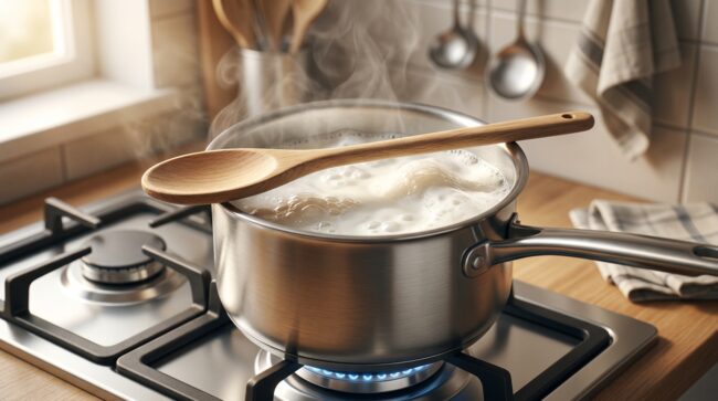 Почему молоко убегает при нагреве, а вода — нет: что происходит в кастрюле. Фото.