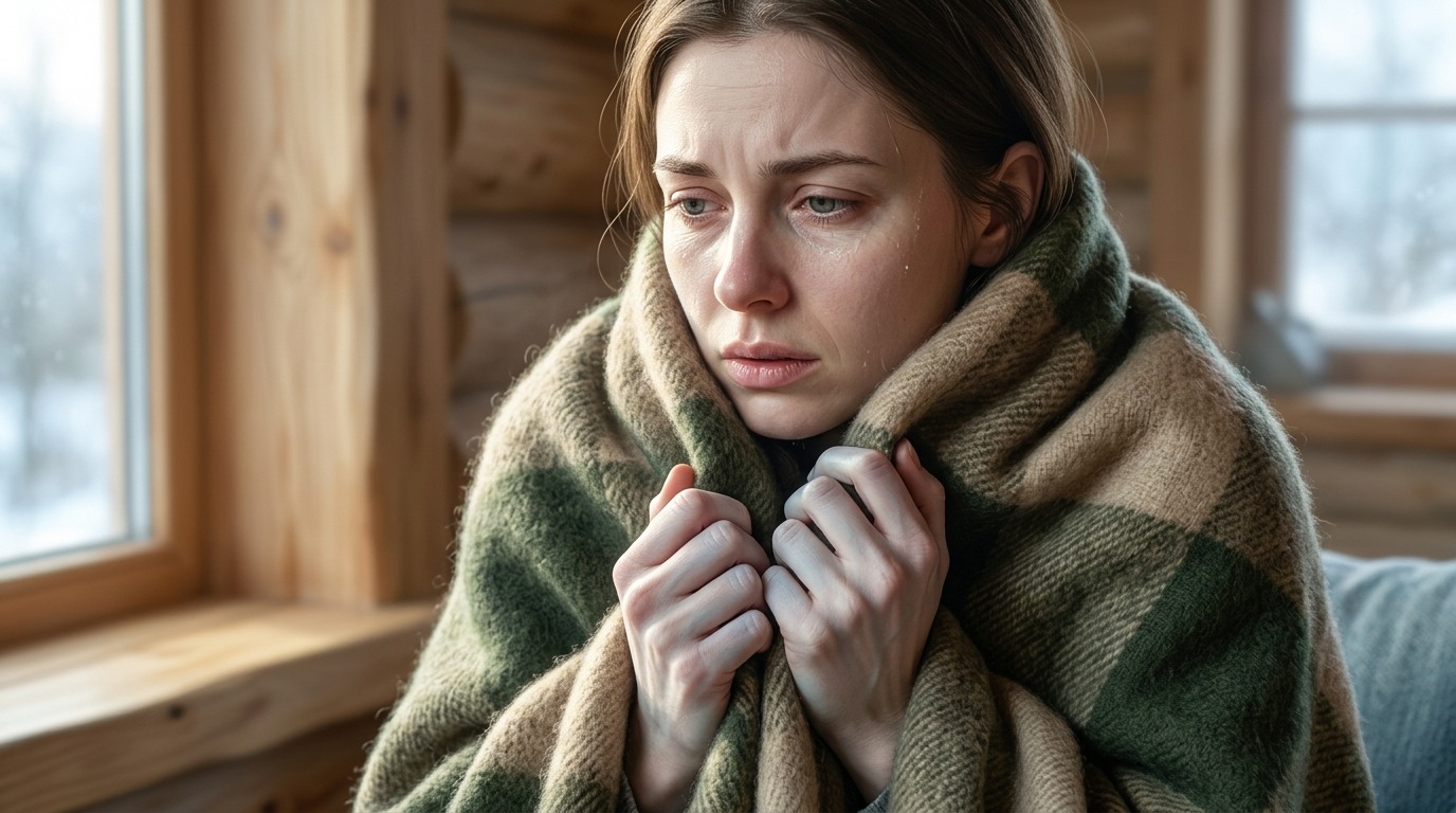 Бледная кожа и ледяные руки — признаки того, что организм перенаправляет кровь к внутренним органам