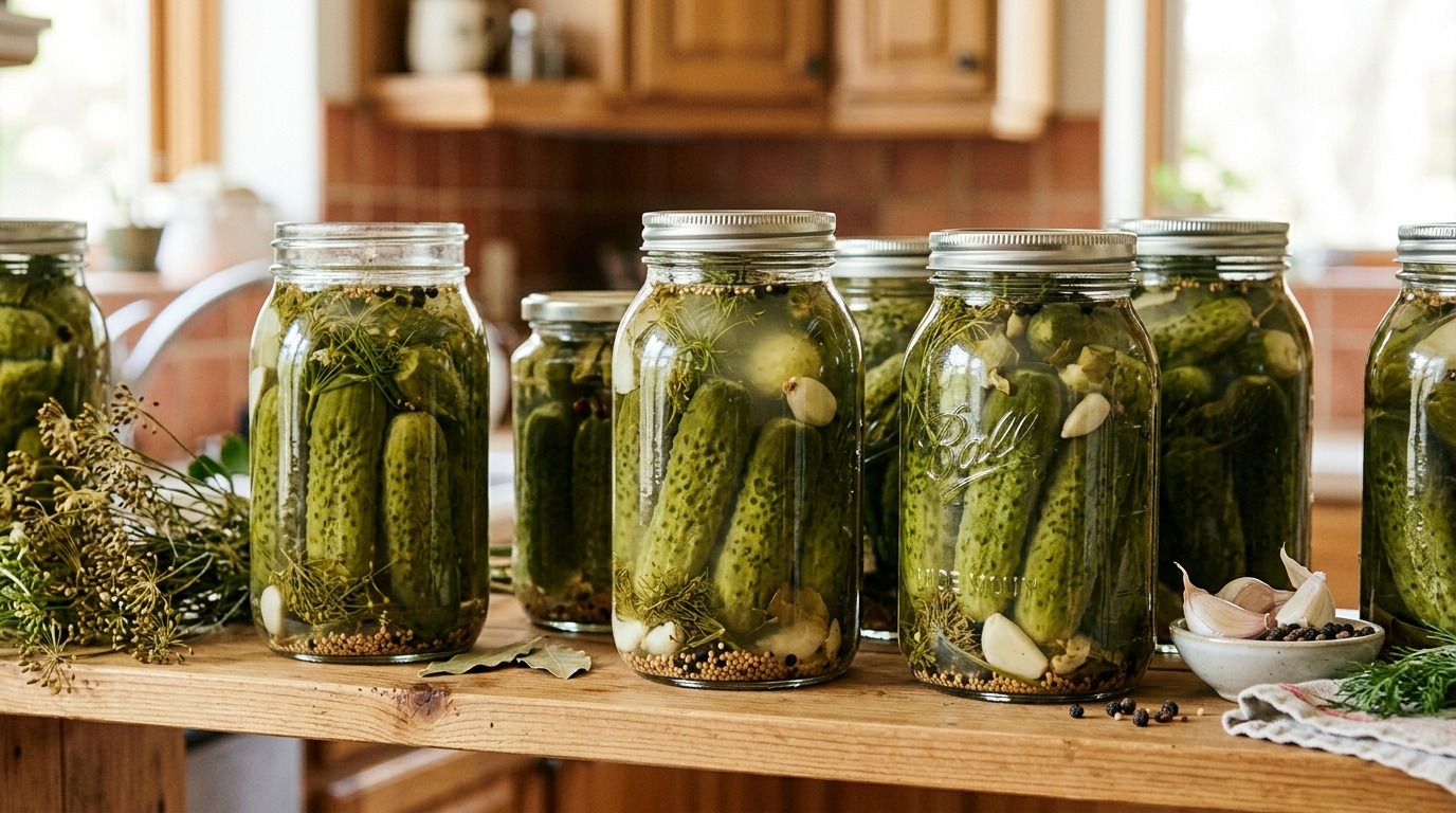 Маринование и засолка полностью устраняют горечь из огурцов. Фото.