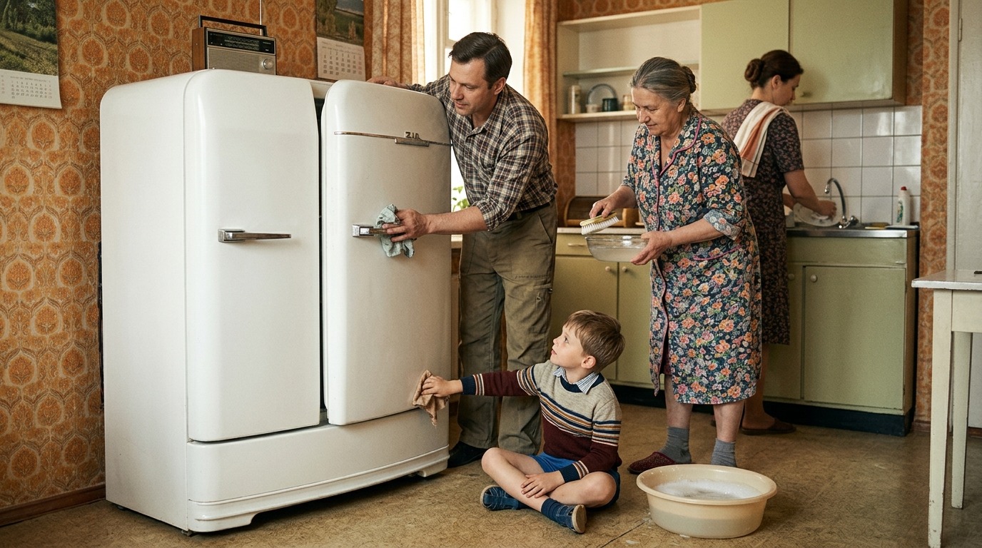 В советских семьях за бытовой техникой ухаживали особенно тщательно — другой было не достать. Фото.