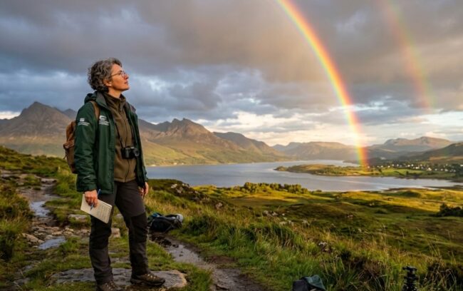 Радуга не имеет форму дуги: вот почему вы видите ее неправильно. Фото.