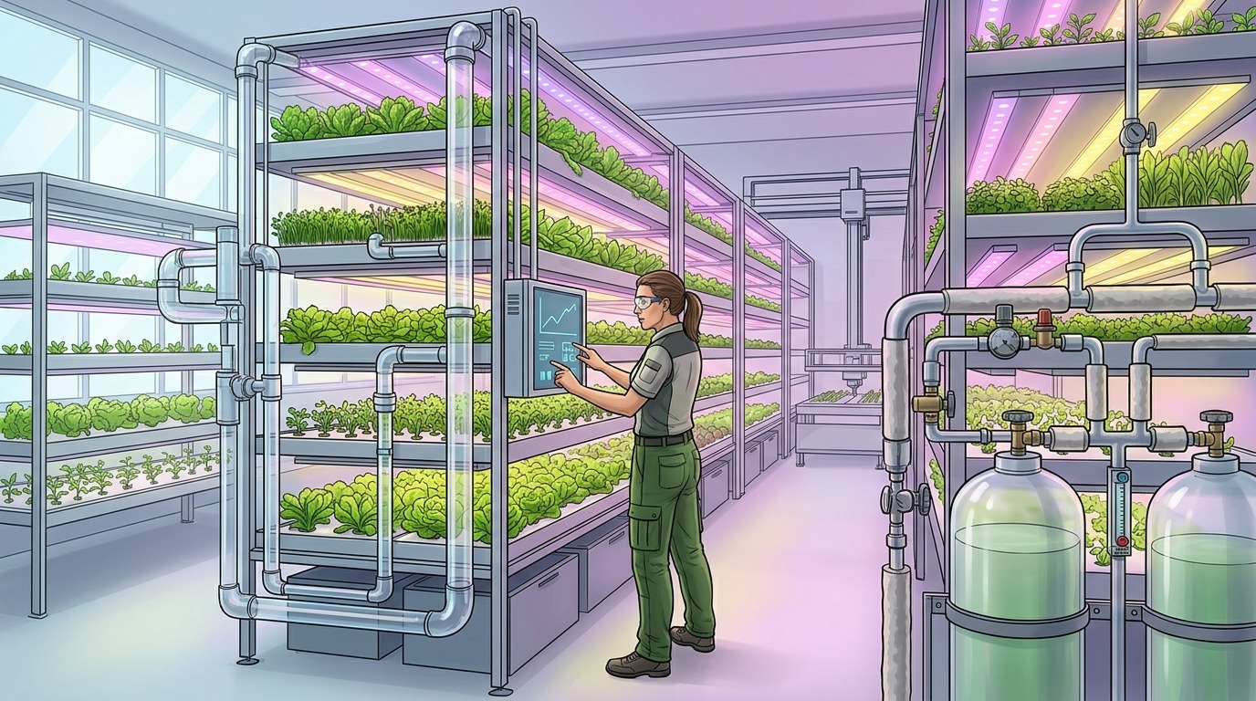 Теплицы — одна из отраслей, где локальная добыча CO₂ из воздуха может оказаться востребованной