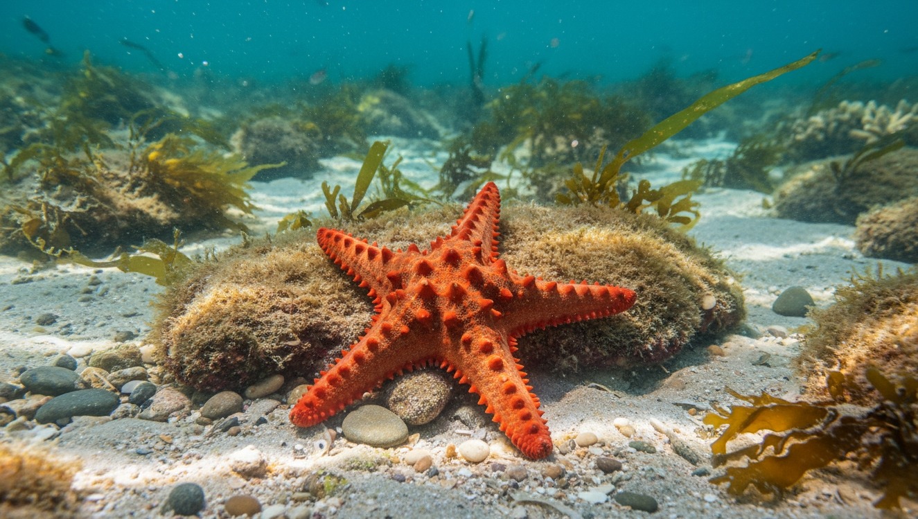 Как медузы и моллюски живут в соленой воде. Морским звездам повезло: они просто «подстраиваются» под солёность воды и вообще не думают о жажде. Фото.