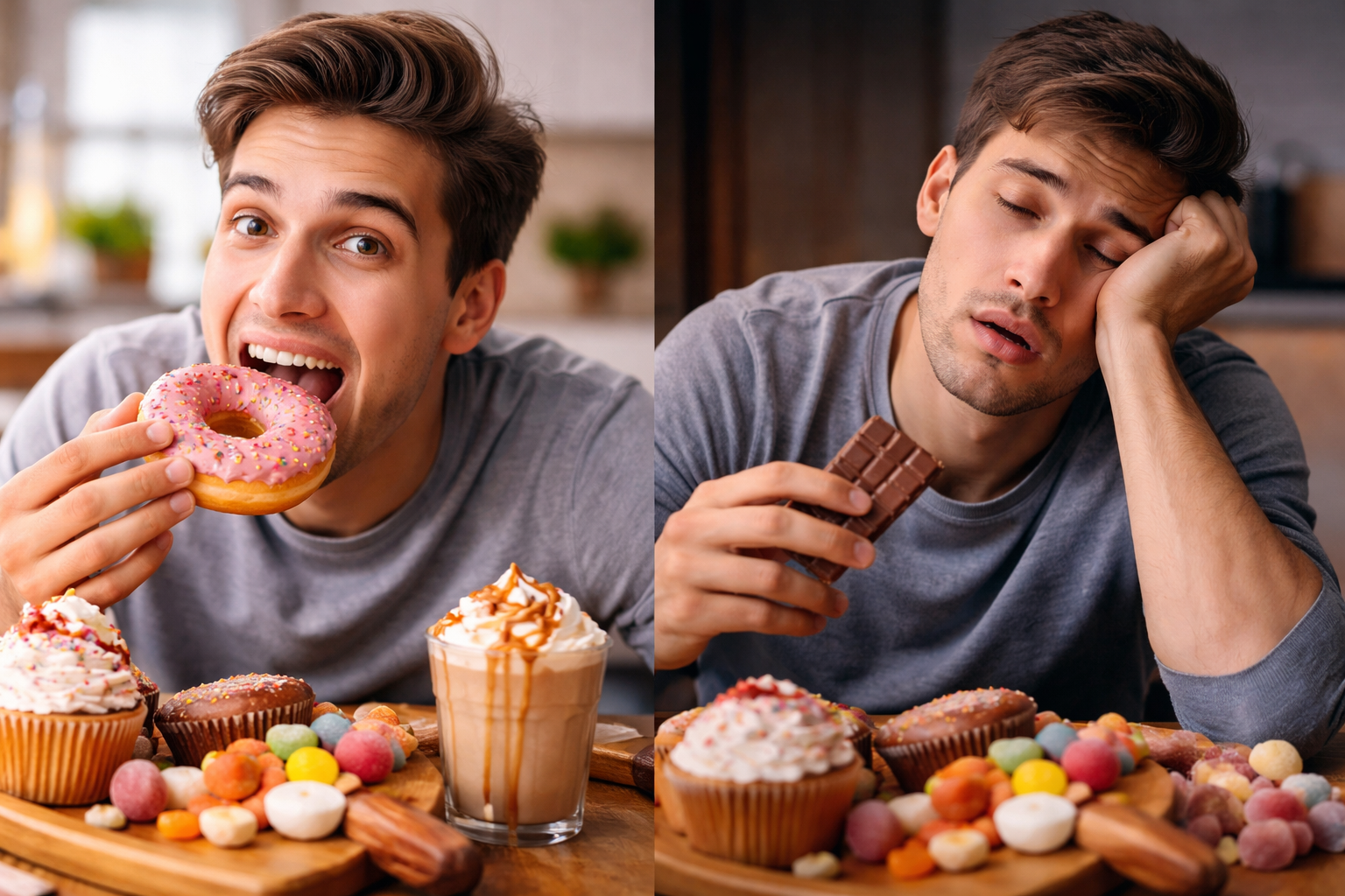 Как избыток сахара влияет на организм и почему это незаметно. Важно следить за потреблением сахара и стараться ограничить его количество в рационе. Фото.