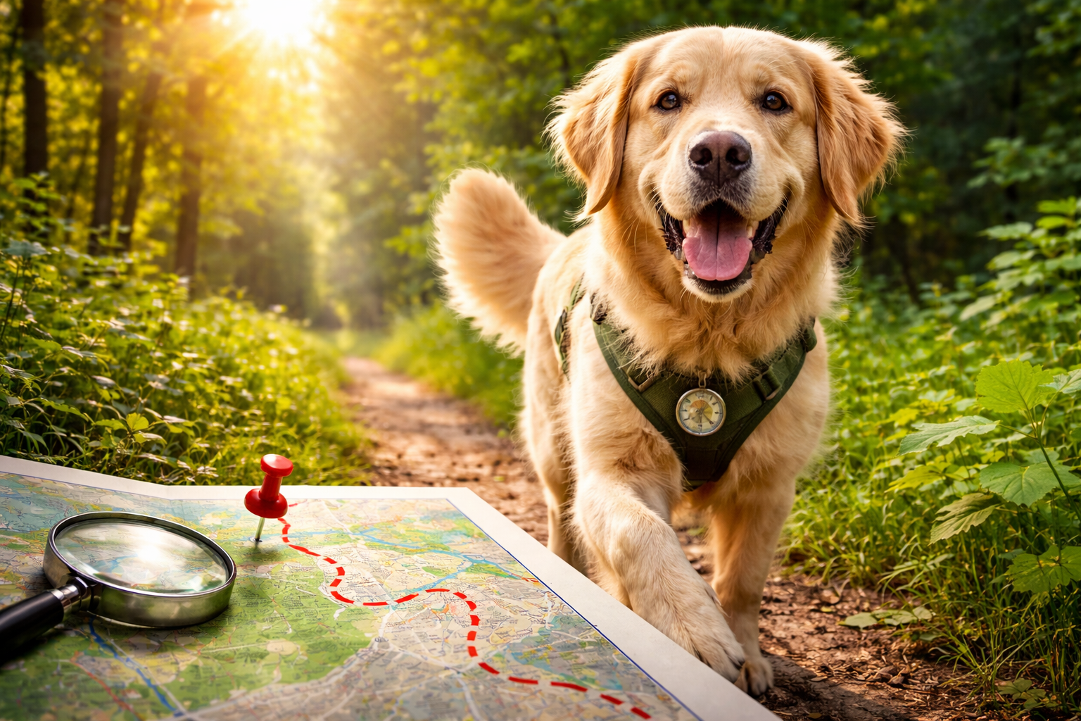 Почему собаки запоминают маршруты лучше людей: как они находят дорогу. Собаки запоминают маршруты лучше людей. Как они строят «карту» местности? Фото.