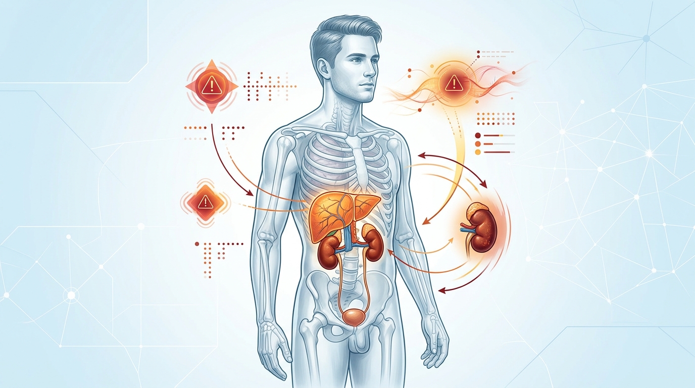 Запор и диарея связаны с рисками для разных органов — почек и печени соответственно