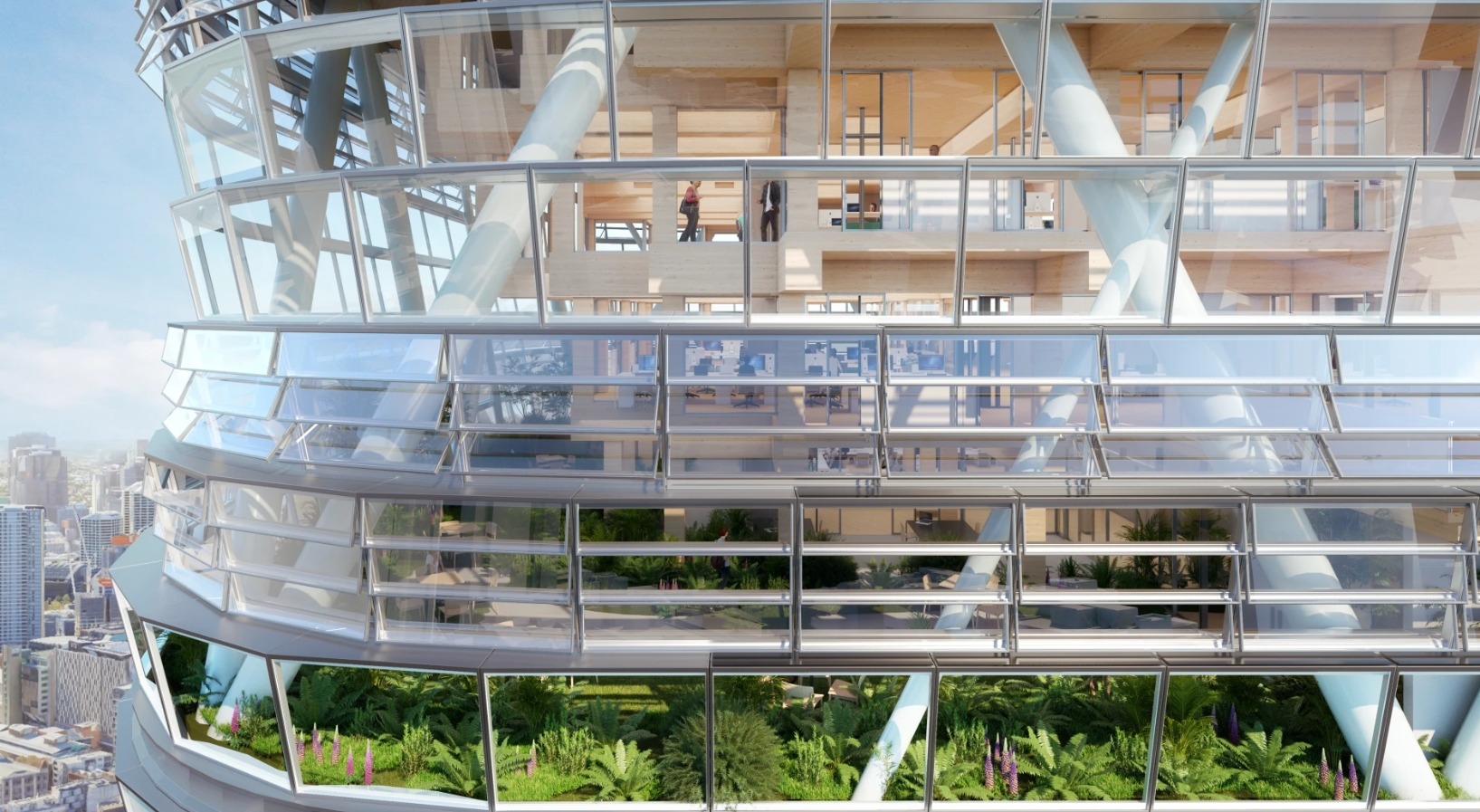 В здании будут работать разработчики Jira и Trello. Источник изображения: newatlas.com. Фото.