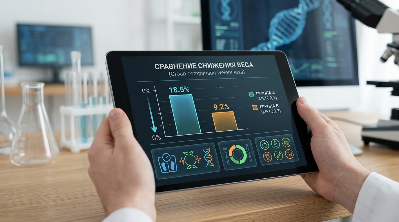 Женщины, получавшие комбинацию двух препаратов, теряли заметно больше веса