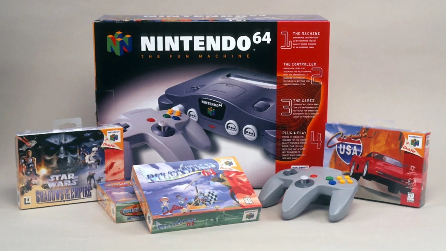 Nintendo 64 начала 2000-х. Фото.