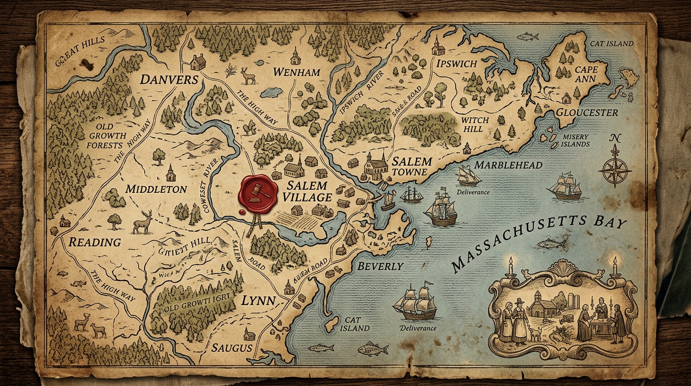 Обвинения в колдовстве выходили далеко за пределы Салема