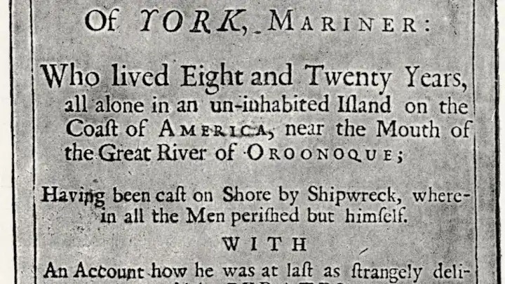 Титульный лист первого издания «Робинзона Крузо». Источник изображения: mentalfloss.com. Фото.