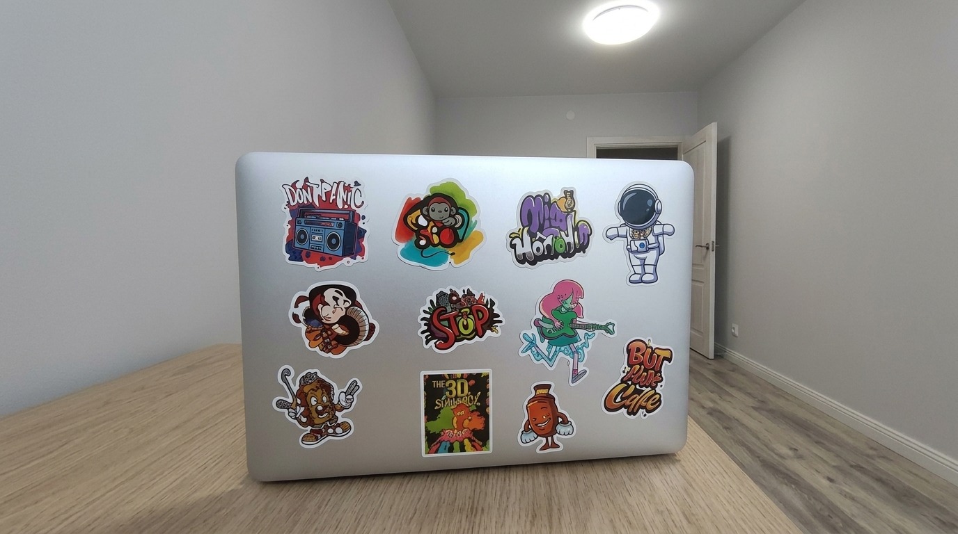 50 штук в наборе, хватило на ноутбук, чемодан и ещё осталось. Фото.