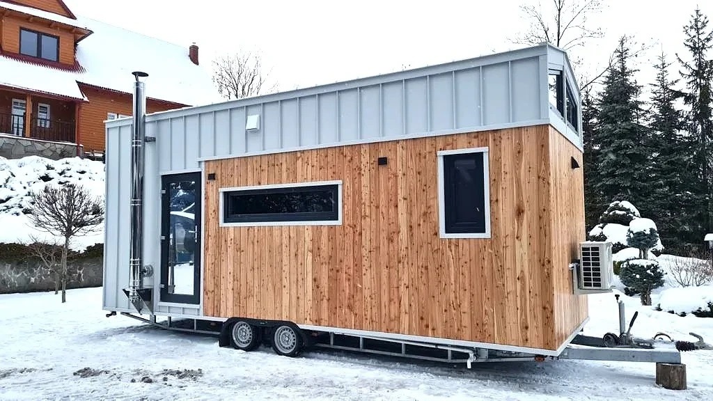 Крошечный дом Katrin на двухосном прицепе от компании Craft House. Источник изображения: craft-house.eu. Фото.