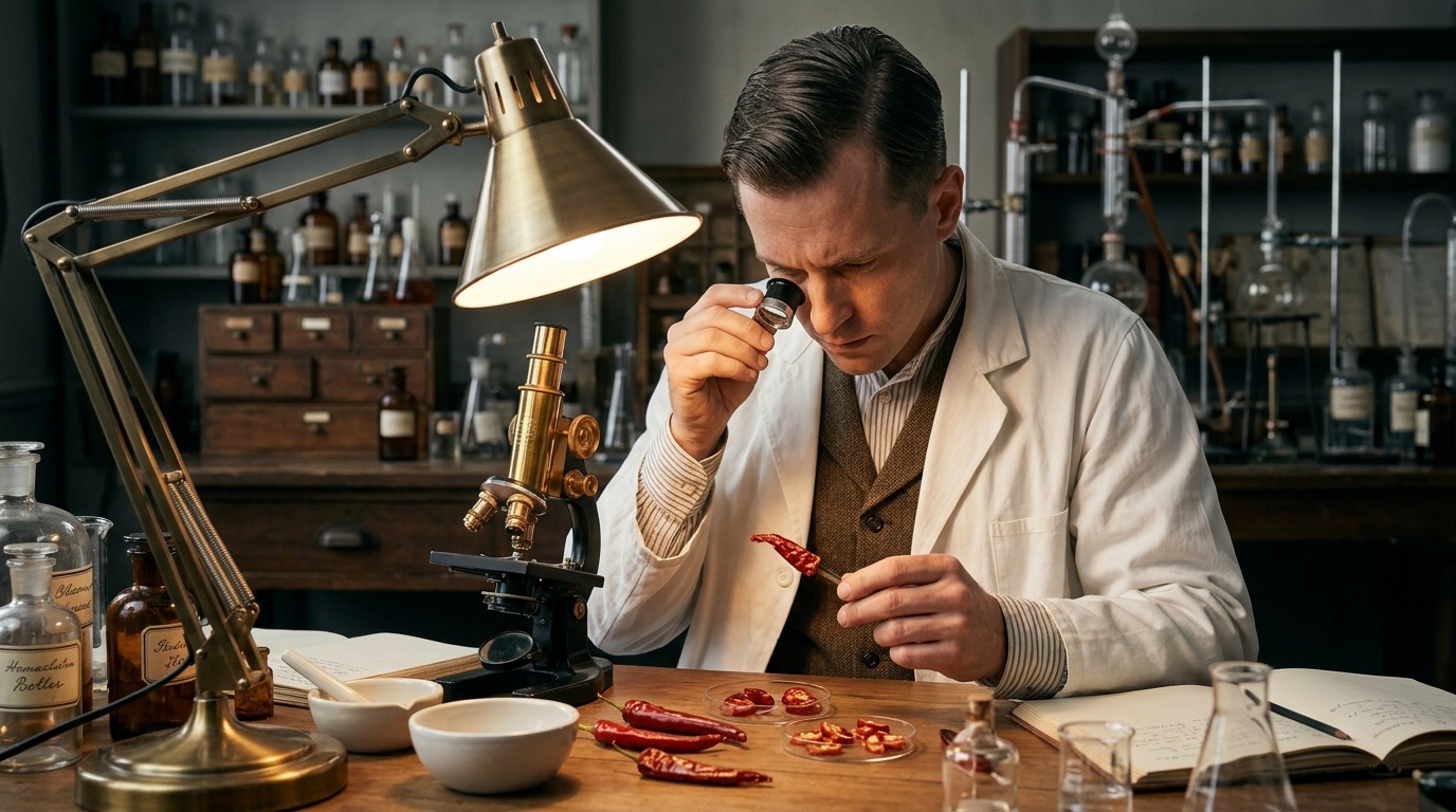 Reconstruction of a 1930s laboratory where vitamin C was researched