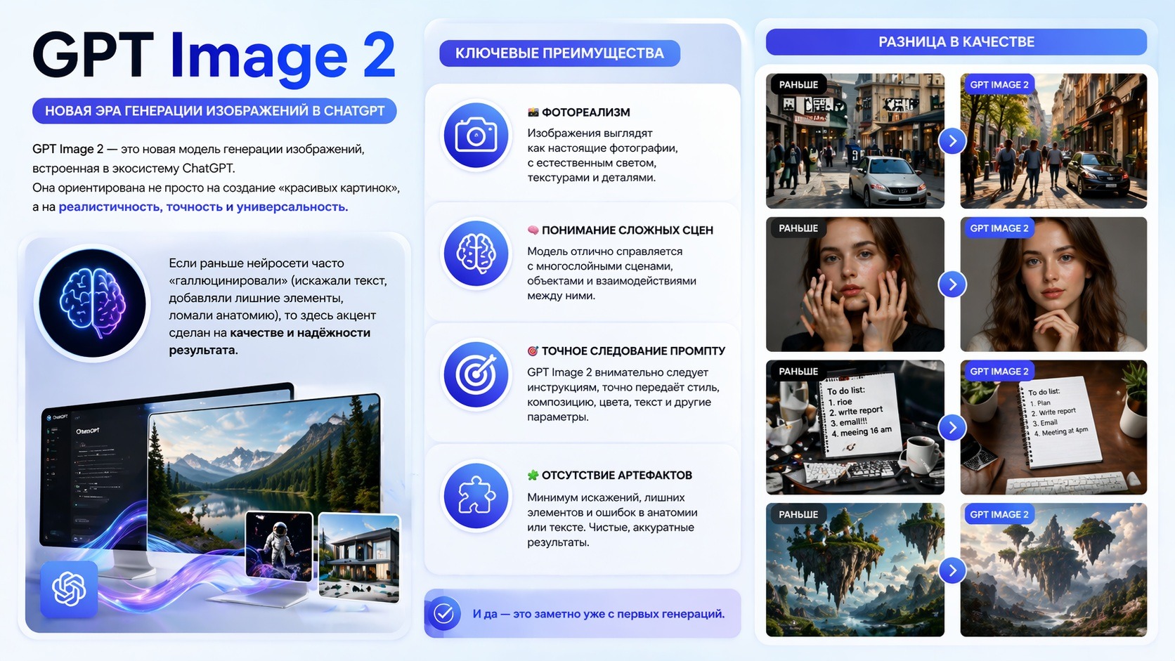 Любой сложный текст можно визуализировать для лучшего восприятия. Фото.