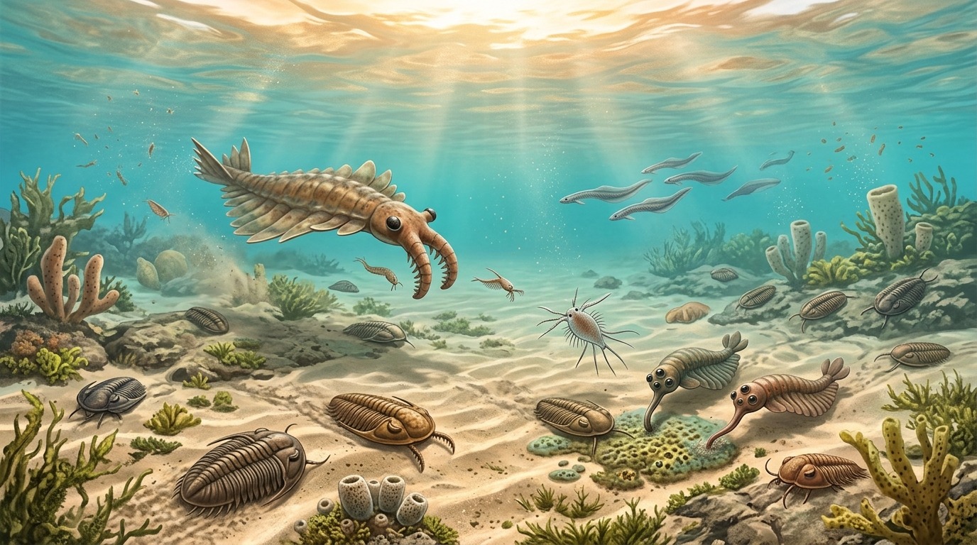 Кембрийский океан — колыбель первых сложных животных на Земле