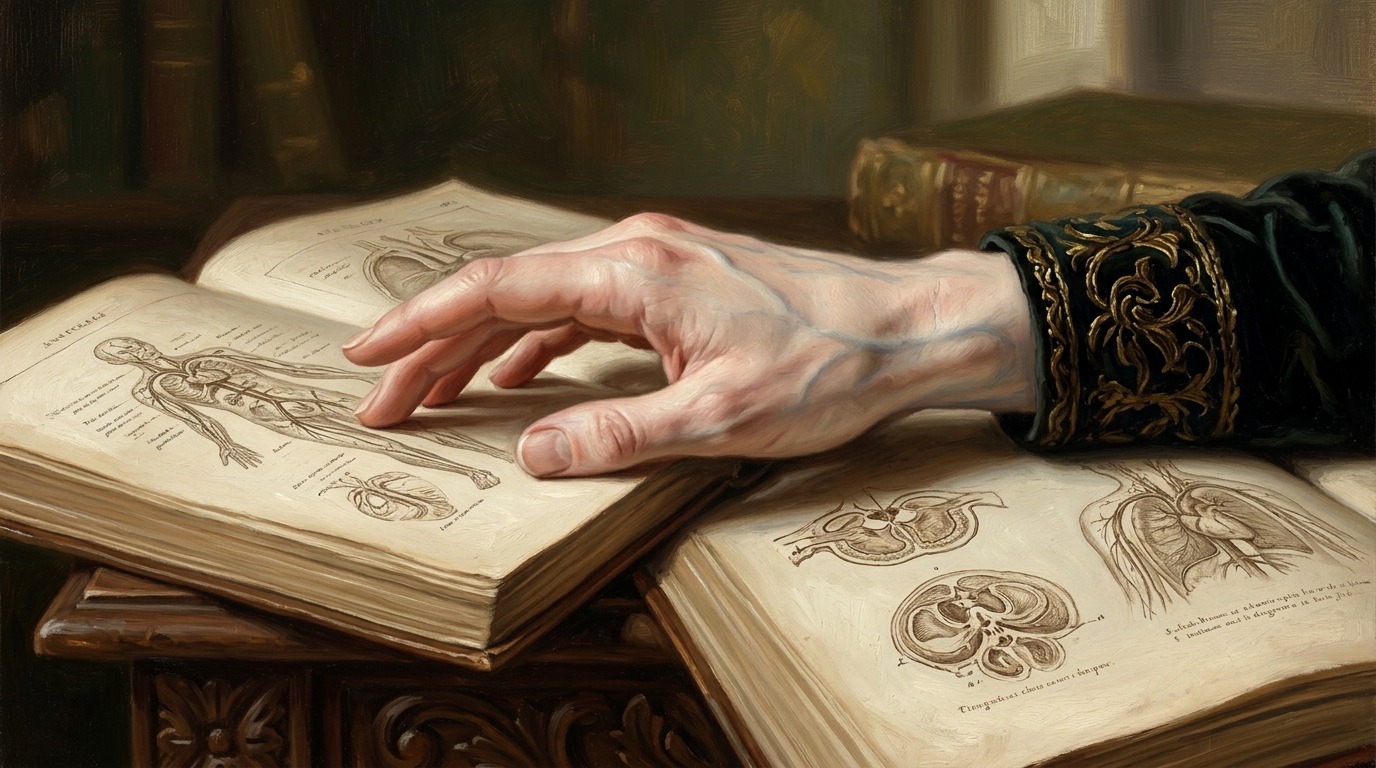 Бледная кожа аристократов делала синеватые вены особенно заметными. Фото.