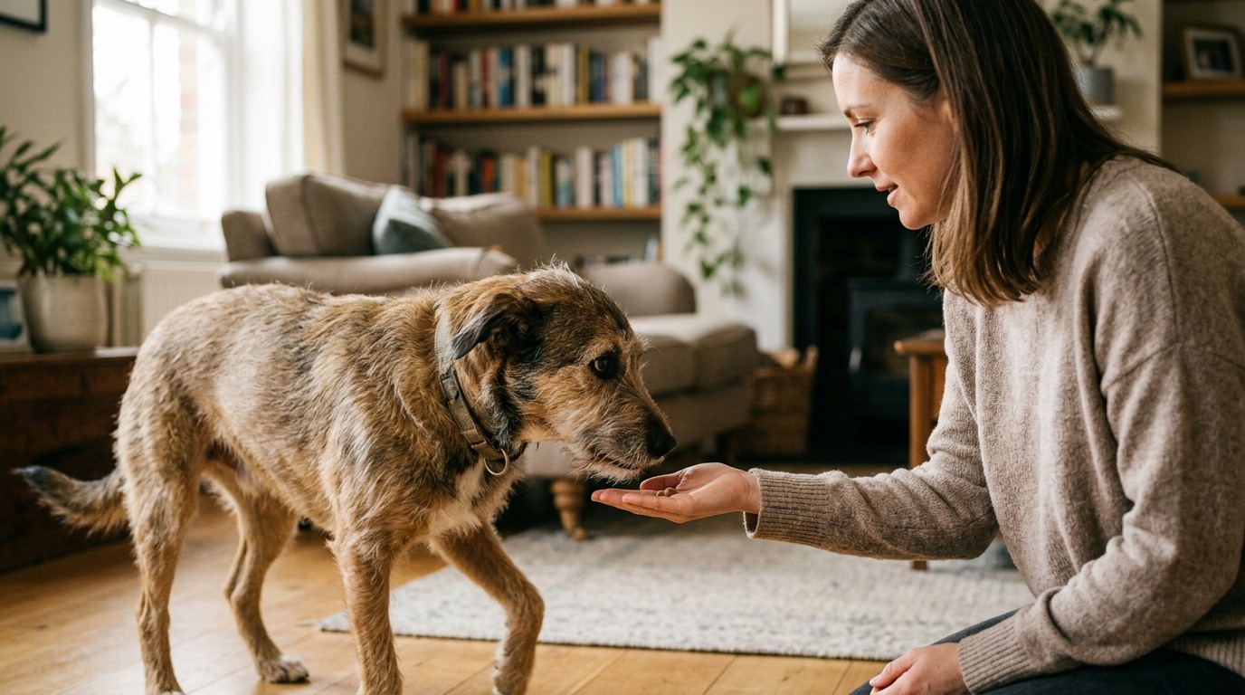 Для приёмной собаки игра может стать ключом к доверию в новом доме