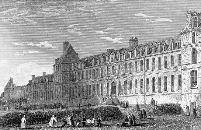 Больница Бисетр, около 1830 года. Источник изображения: 22century.ru. Фото.