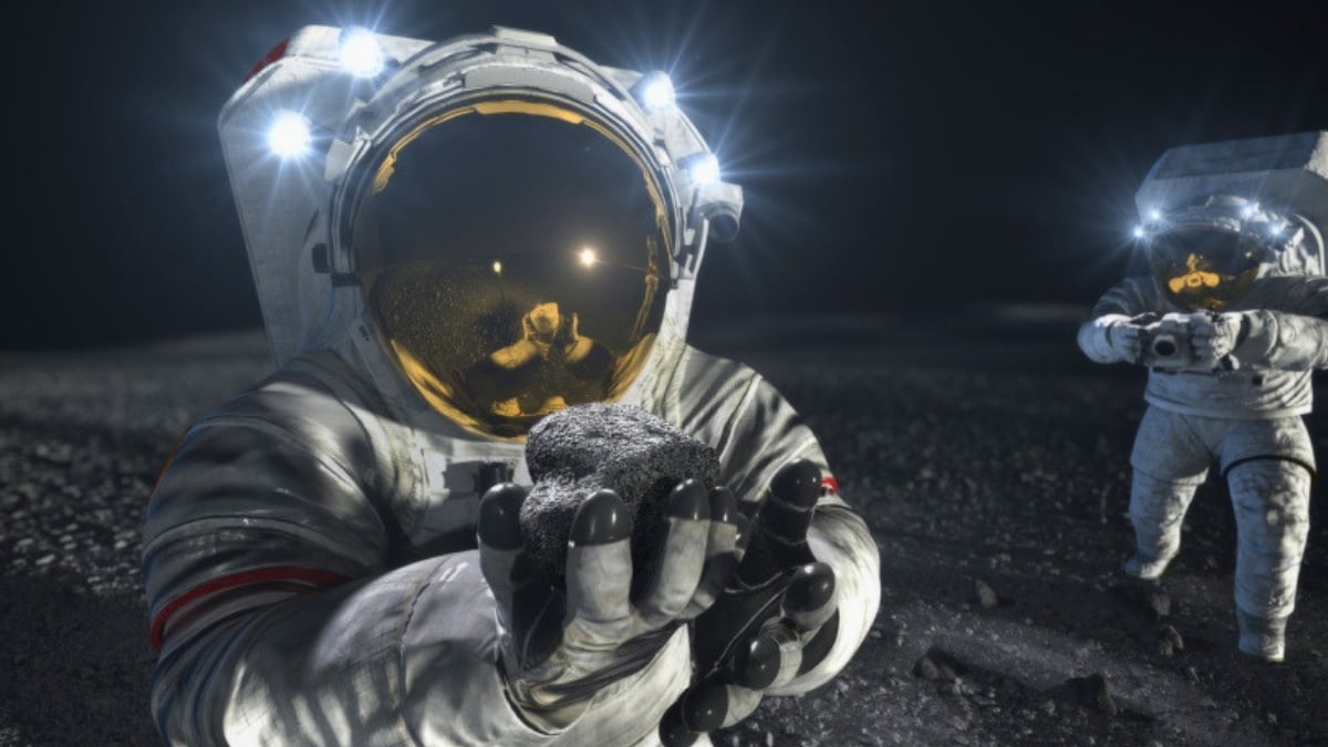 Люди на Луне чувствуют себя совсем не так, как на Земле. Фото.