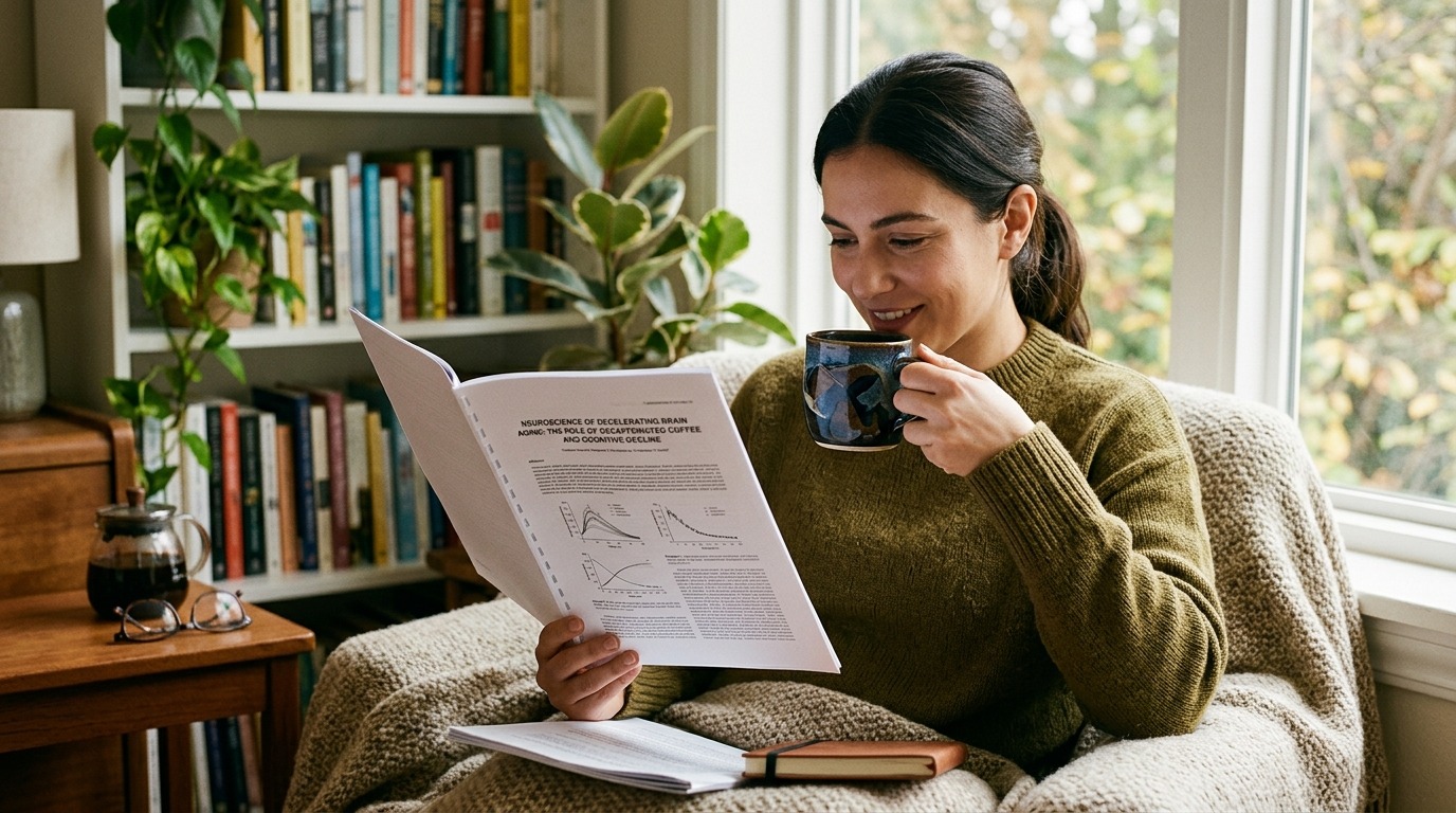 Даже декаф, по данным учёных, может положительно влиять на работу мозга