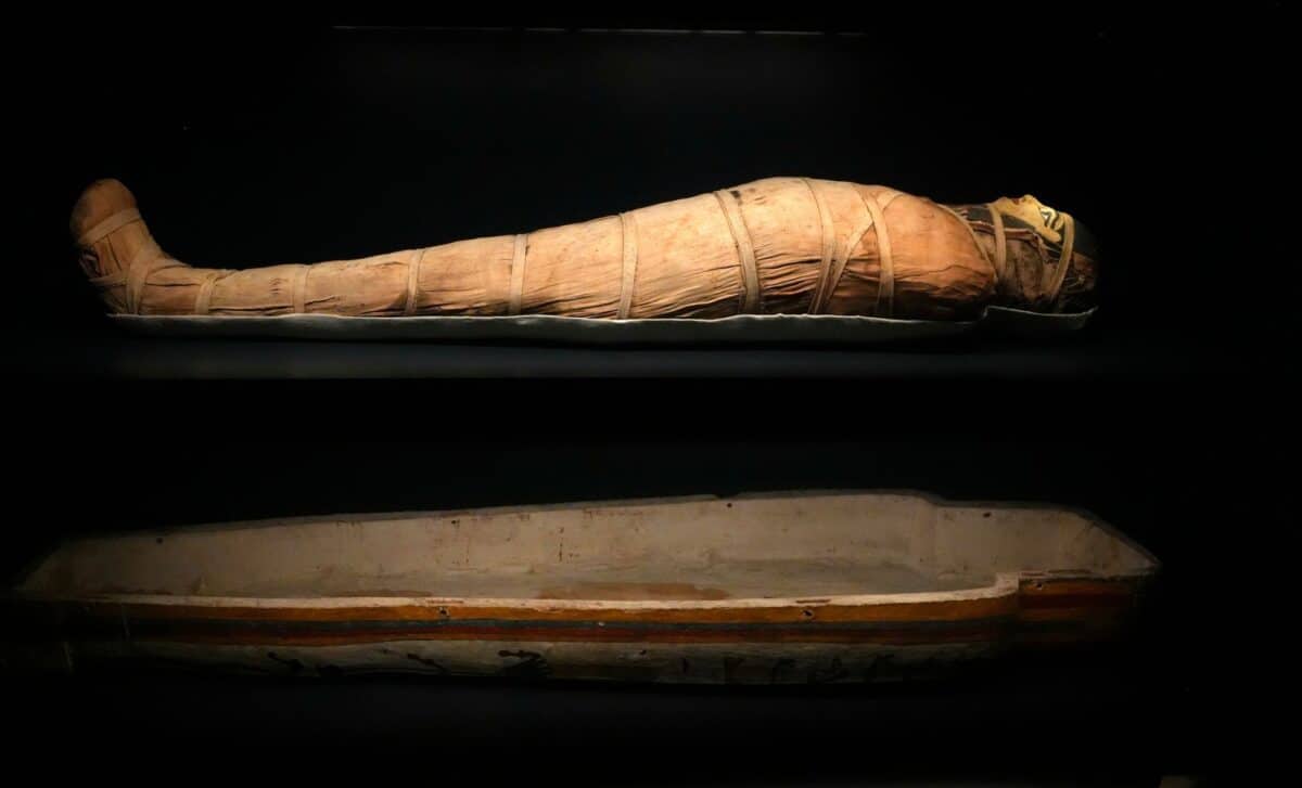 Новый способ компьютерной томографии позволяет более детально изучать египетские мумии. Фото.