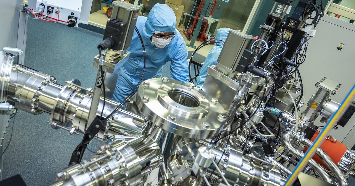 Лаборатория CSIRO, где собирают прототипы квантовых батарей. Фото.