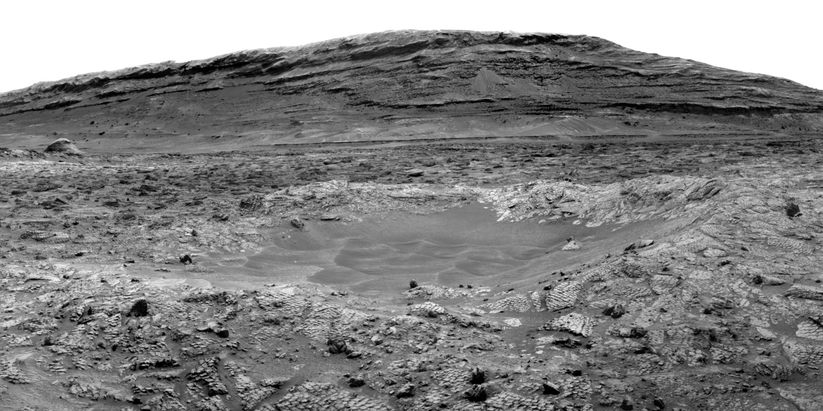 Кратер Антофагаста на Марсе. Источник изображения: NASA. Фото.