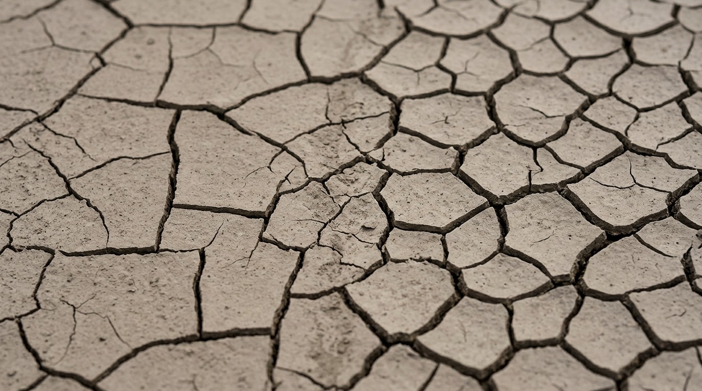 Сравнение разных видов трещин на поверхности. Фото.