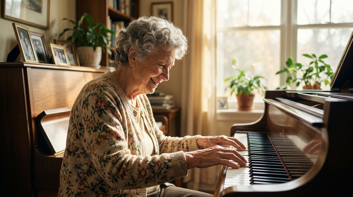 Musical skills often persist even in the late stages of dementia. Photo.