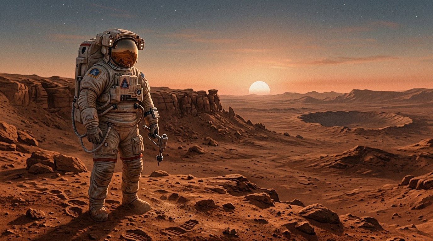 Без герметичного скафандра на Марсе человек проживёт считанные секунды