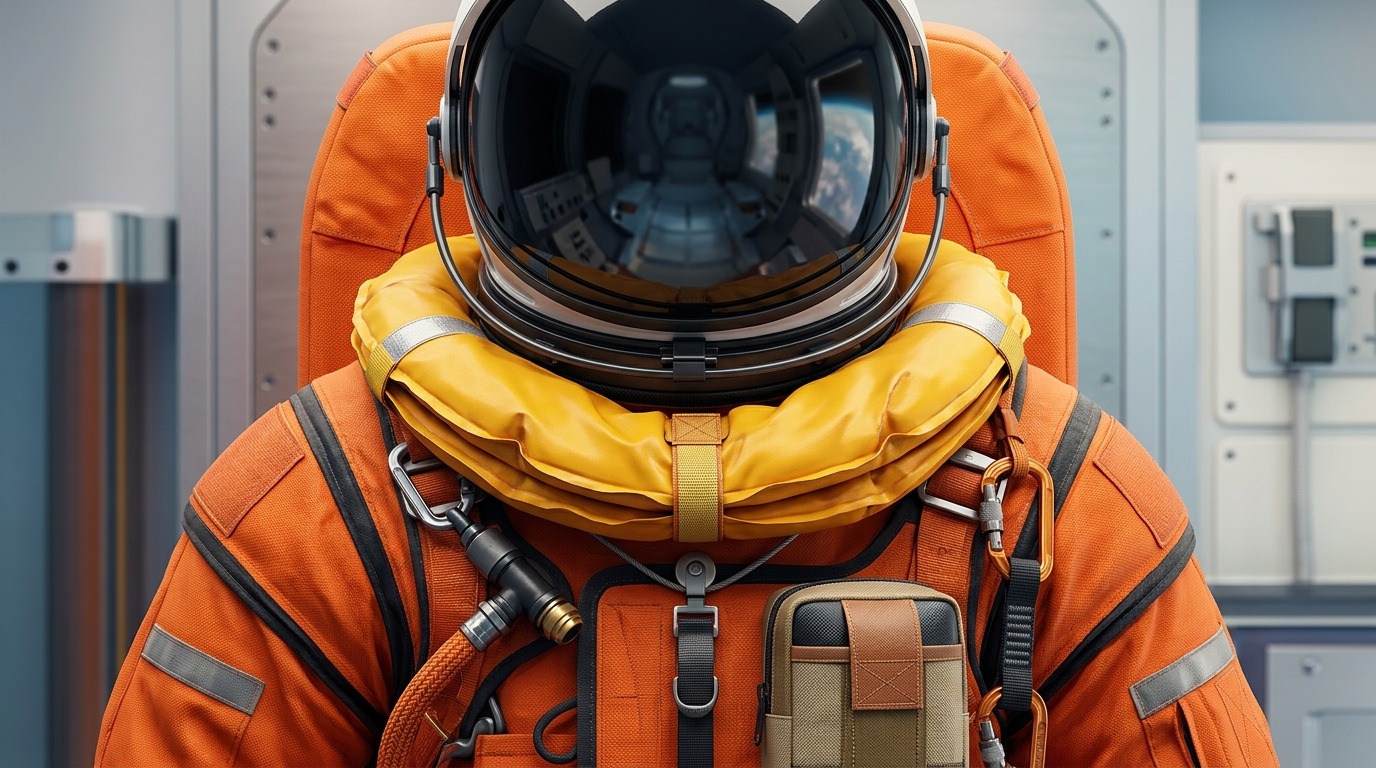 Почему астронавты полетели на Луну в оранжевых скафандрах