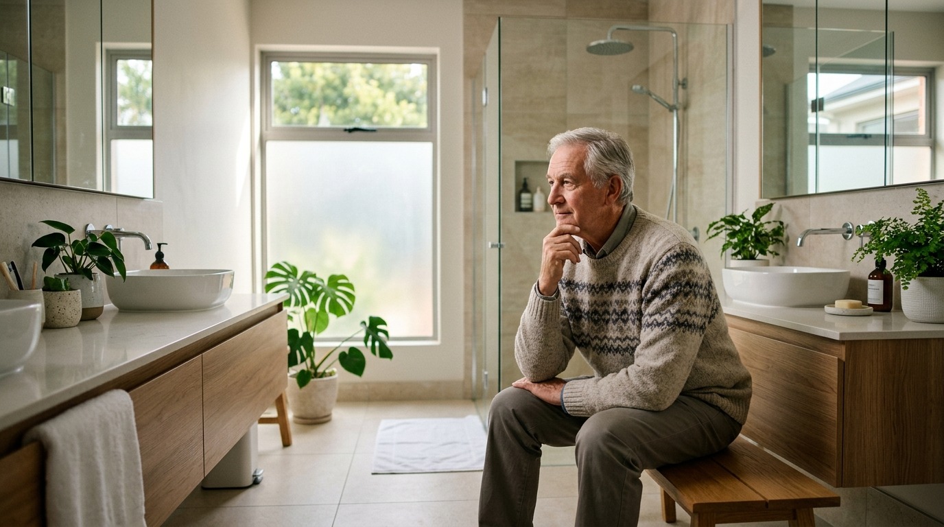 Мужчинам старше 50 лет особенно полезно обратить внимание на позу при мочеиспускании