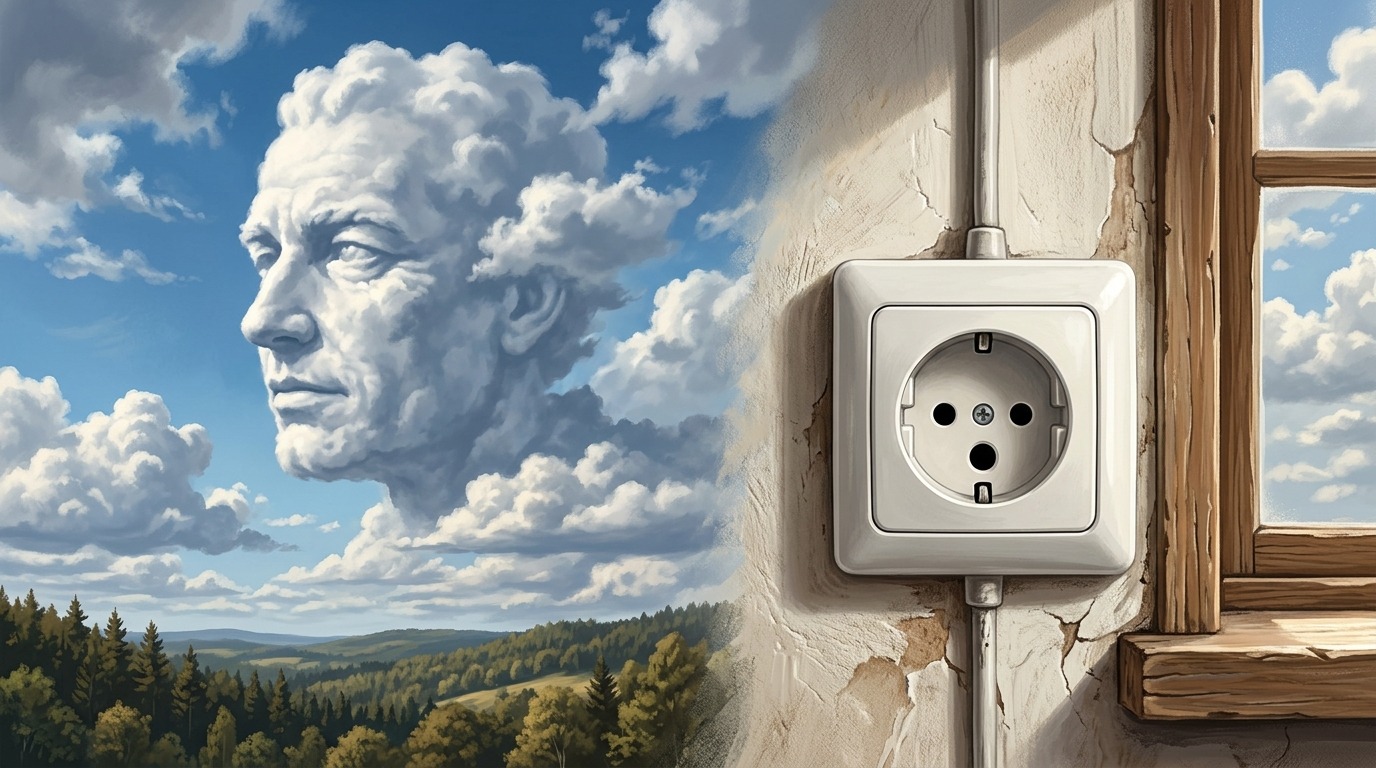 Примеры парейдолии: мы видим лица в облаках и розетках