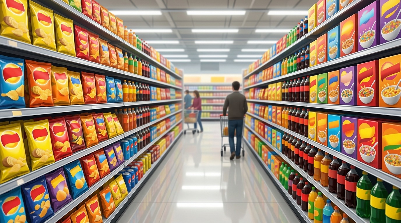 Правда ли, что чипсы вредят мозгу, даже если вы едите правильно.. Что считается ультраобработанной едой.. Фото.