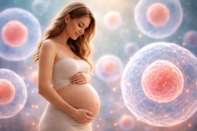 У беременных нашли неизвестные науке клетки. Вот за что они отвечают. Фото.