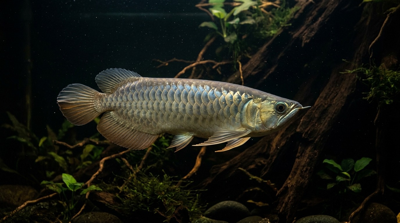 Живая арована — одна из самых крупных и капризных аквариумных рыб