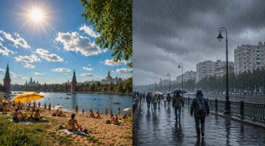 Синоптики предупреждают: лето 2026 в России станет тяжелым Фото.