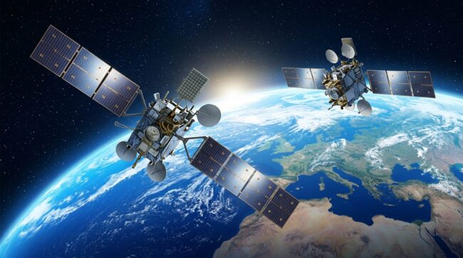 Самый безумный выход в космос: астронавт без троса ловит спутник. Фото.